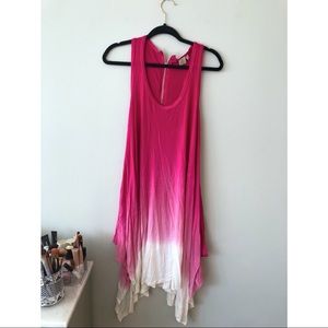 Women’s Flowy Loosefit Sleeveless Pink Maxi Dress Size Large